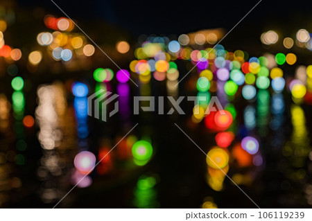 多彩的球散景的照明 多彩的球散景的照明 106119239