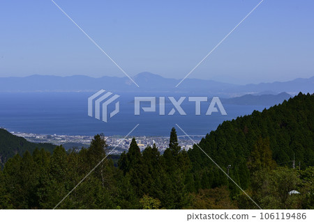 View of Lake Biwa from Garden Museum Hiei View of Lake Biwa from Garden Museum Hiei 106119486