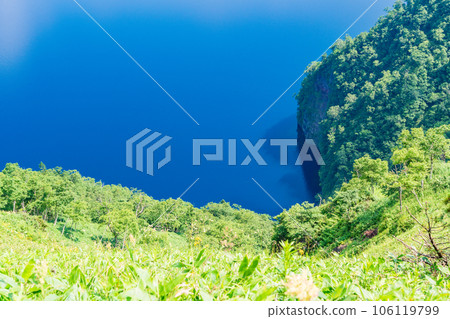 （北海道）從摩週湖第三展望台看到的摩週湖 106119799