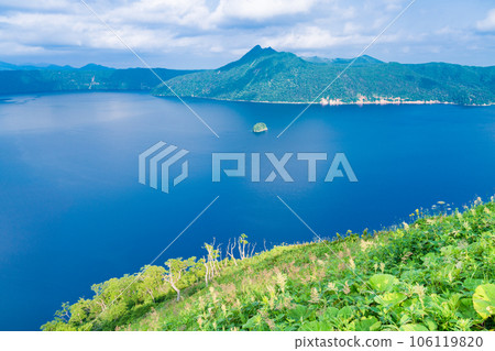 (Hokkaido) Lake Mashu seen from Lake Mashu 3rd Observatory 106119820