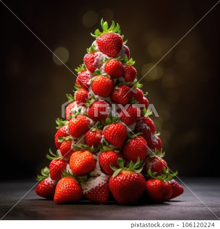 strawberry, christmas, fruit 106120224