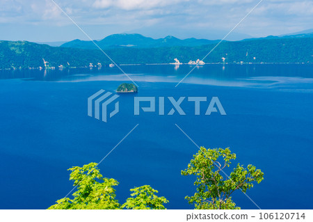 (Hokkaido) Lake Mashu seen from Lake Mashu No. 1 Observatory 106120714