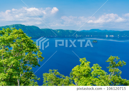(Hokkaido) Lake Mashu seen from Lake Mashu No. 1 Observatory 106120715