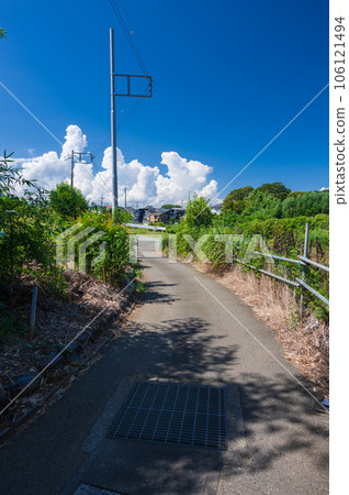 中荻野鄉間小路風景 夏日風景 106121494