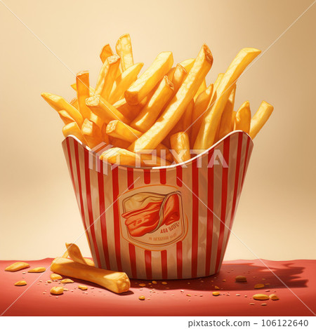French fries [AI image generation] 106122640