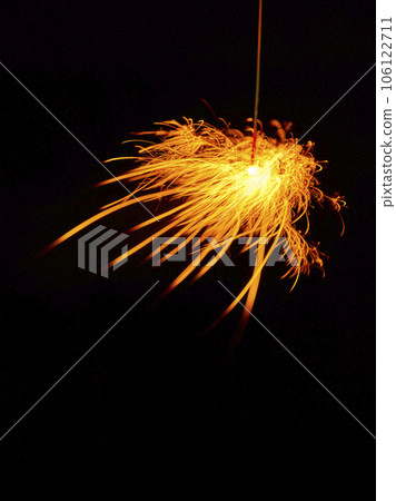 Sparkler shot with slow shutter 106122711