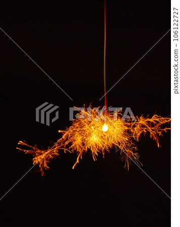煙火，夏季傳統，黑色背景 106122727