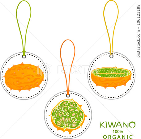 Sweet juicy tasty natural eco product kiwano 106123198