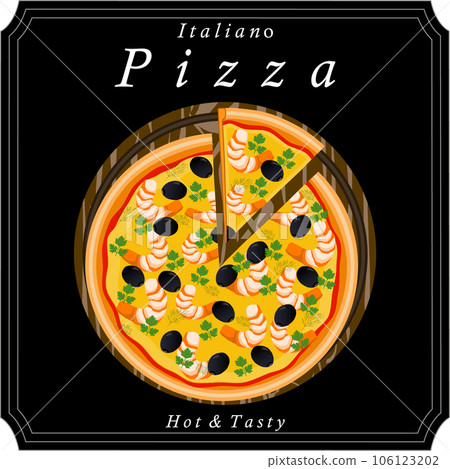 Various sweet tasty pizza 106123202