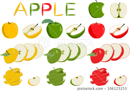 Sweet juicy tasty natural eco product apple 106123253
