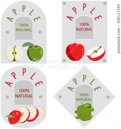 Sweet juicy tasty natural eco product apple 106123343