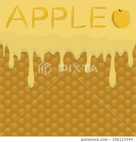 Sweet bright syrup consisting of tasty texture 106123344