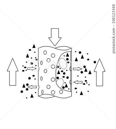 Image illustration of dialyzer Image illustration of dialyzer 106123388