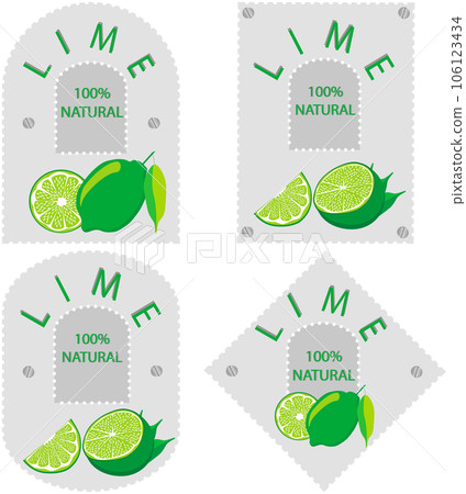 Sweet juicy tasty natural eco product lime 106123434