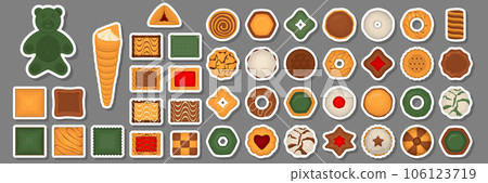Big set homemade cookie different taste in pastry biscuit 106123719