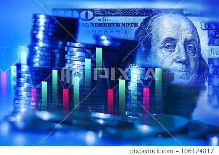 Fluctuations in the US dollar, growth trends and investment directions, economy Fluctuations in the US dollar, growth trends and investment directions, economy 106124817