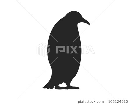 企鵝剪影圖 106124910