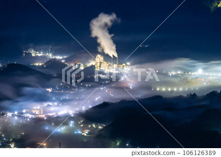 「埼玉縣」秩父的雲海夜景，夢幻般的景色 106126389
