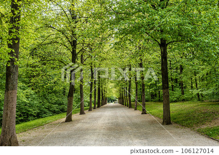 The beautiful park of the Historical Hermitage at Bayreuth, Bavaria, Germany The beautiful park of the Historical Hermitage at Bayreuth, Bavaria, Germany 106127014