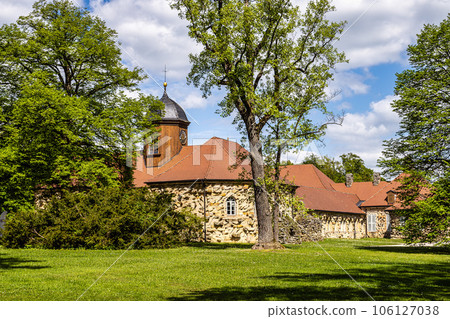 Old Palace, Altes Schloss in the park of historical Hermitage, Eremitage near the city of Bayreuth, Bavaria, Germany 106127038