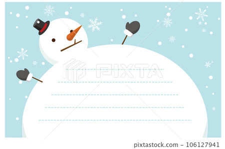 雪人便條紙框架 106127941