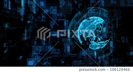 Global network image background visual Global network image background visual 106128468
