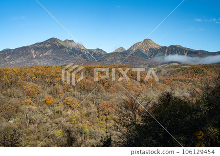 Autumn clear blue sky Autumn clear blue sky 106129454