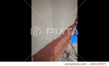 Exterior wall roof painting work 106129975