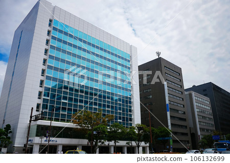 Scenery with an office district Scenery with an office district 106132699