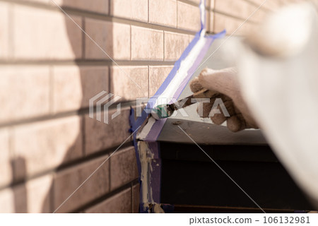 Waterproofing work caulking Waterproofing work caulking 106132981