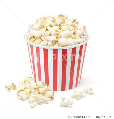 popcorn illustration real - Stock Illustration [106133023] - PIXTA