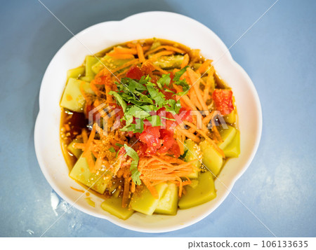 Yunnan Jelly Pea Noodles with sauce Yunnan Jelly Pea Noodles with sauce 106133635