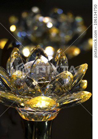 晶瑩剔透的蓮花水晶燈 106134750