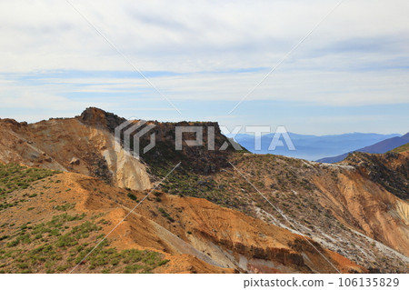 Scenery of Mt. Adatara in autumn (cow back) 106135829
