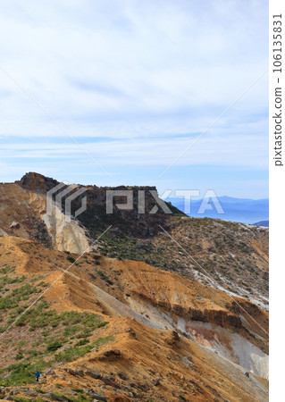 Scenery of Mt. Adatara in autumn (cow back) 106135831