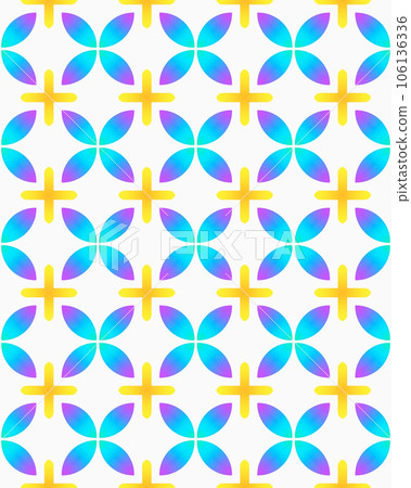 Seamless multicolored gradient element seamless pattern with Fresh modern shapes repeat background Seamless multicolored gradient element seamless pattern with Fresh modern shapes repeat background 106136336