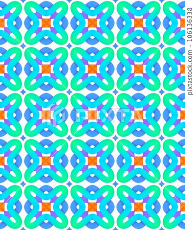 Seamless multicolored gradient element seamless pattern with Fresh modern shapes repeat background Seamless multicolored gradient element seamless pattern with Fresh modern shapes repeat background 106136338