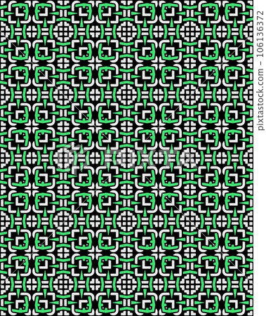 Ornate geometric Seamless pattern and abstract multicolored abstract design texture 106136372