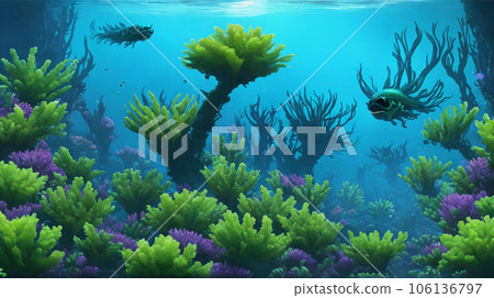 超凡脫俗的風景水下植物和生物4 超凡脫俗的風景水下植物和生物4 106136797