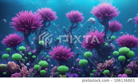 超凡脫俗的風景水下植物和生物10 超凡脫俗的風景水下植物和生物10 106136803