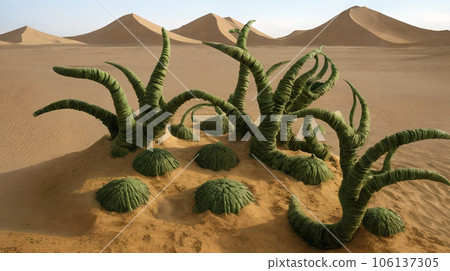 Scenery of another world Desert plants 2 Scenery of another world Desert plants 2 106137305