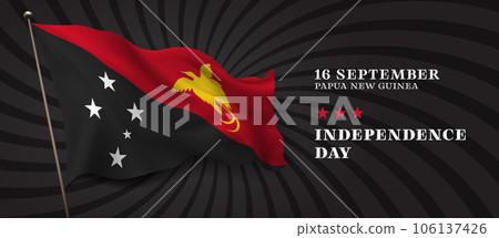 Papua New Guinea independence day vector banner, greeting card Papua New Guinea independence day vector banner, greeting card 106137426