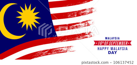 Malaysia happy day greeting card, banner vector illustration. Malaysia happy day greeting card, banner vector illustration. 106137452