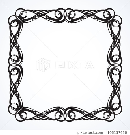 Vignette. Vector drawing 106137636