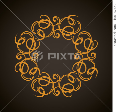 Vignette. Vector drawing Vignette. Vector drawing 106137639