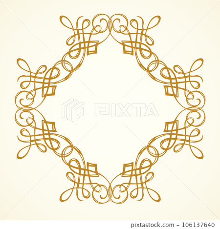 Vignette. Vector drawing 106137640