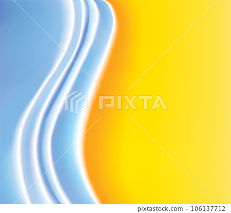 Vector drawing wavy Ukrainian flag pattern Vector drawing wavy Ukrainian flag pattern 106137712