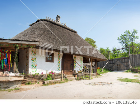 Ukrainian hut at Museum of Khortitsa Ukrainian hut at Museum of Khortitsa 106138146