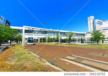 [Toyama Prefecture] Sunny JR Toyama Station (Toyama Tramway Line) 106138781