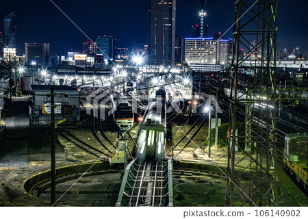 名古屋車輛區夜間 106140902